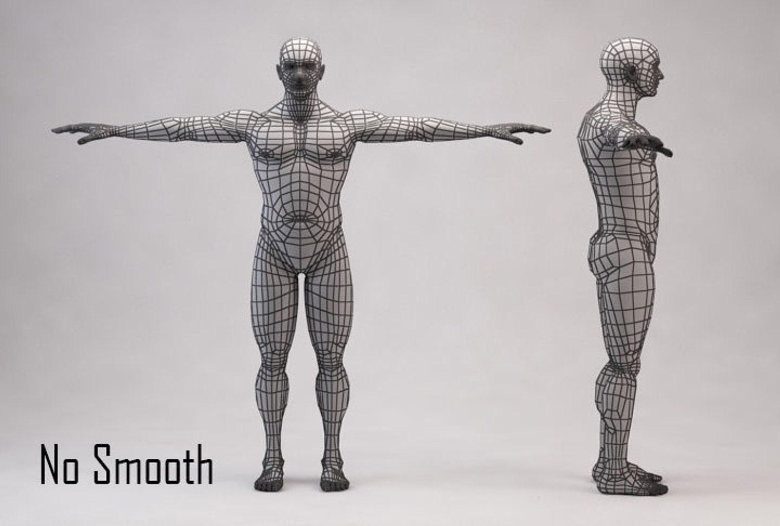 Base Mesh Man Muscle 3D TurboSquid 1472631