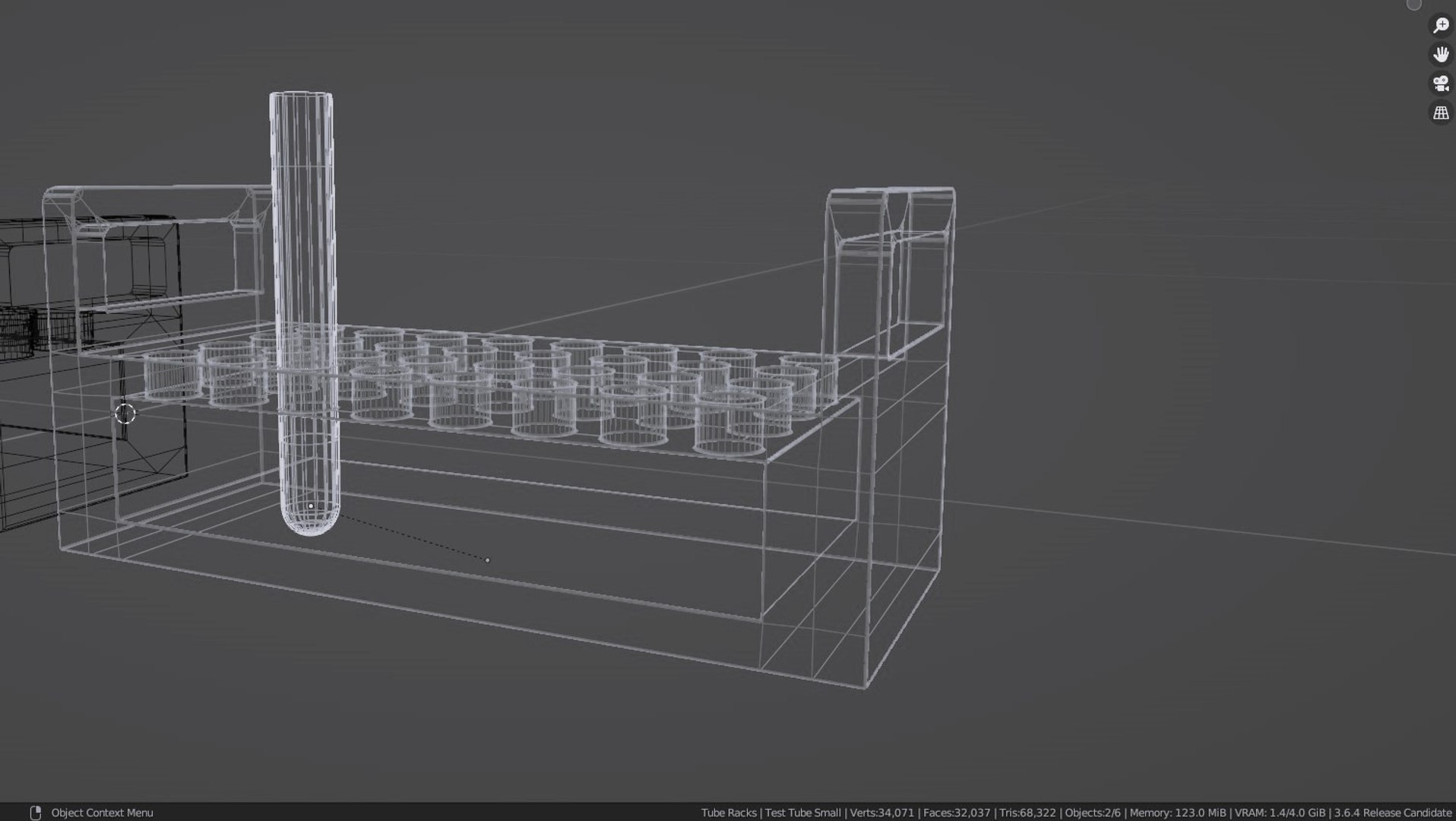 D Test Tubes And Racks Turbosquid