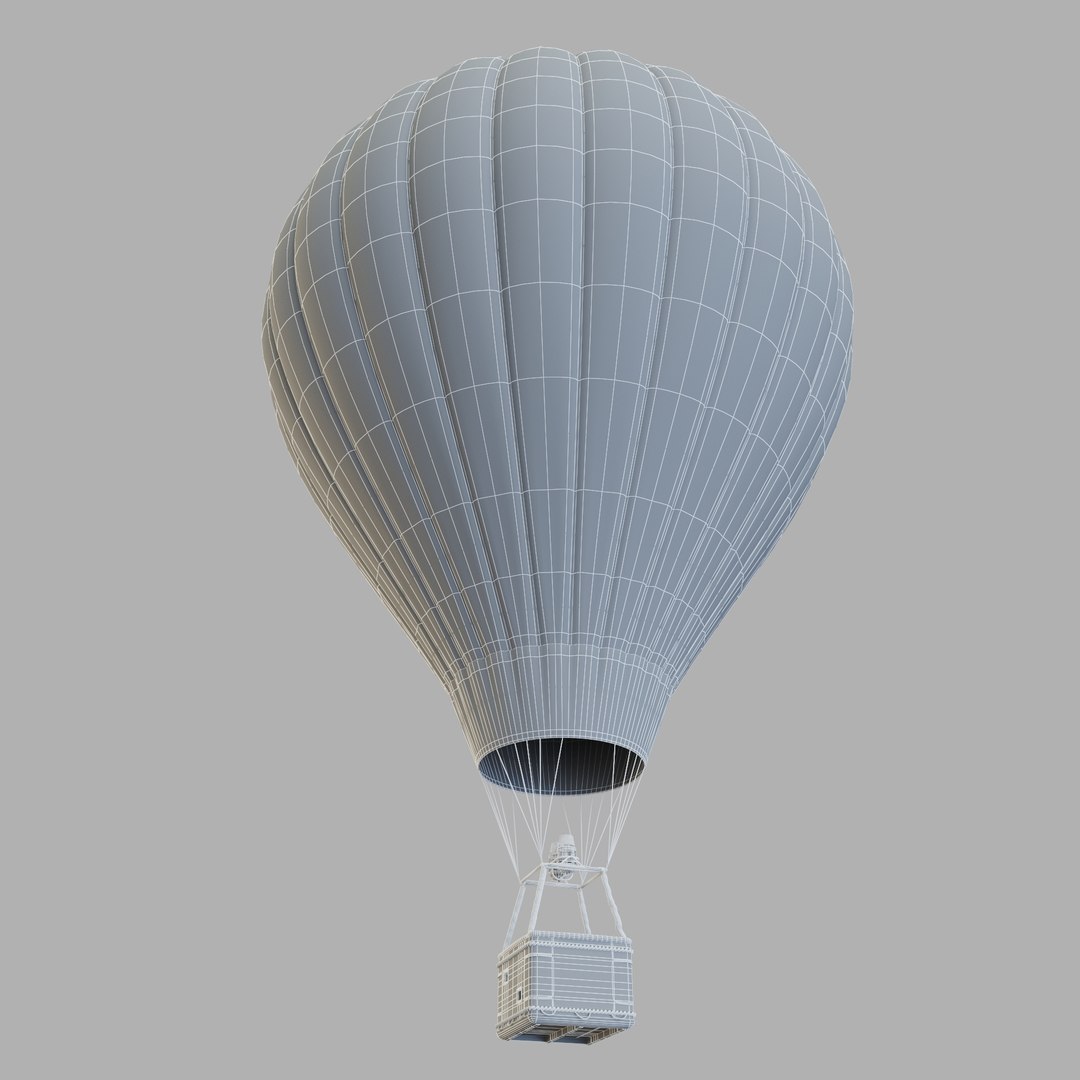 3D Hot Air Balloon Model TurboSquid 2170311