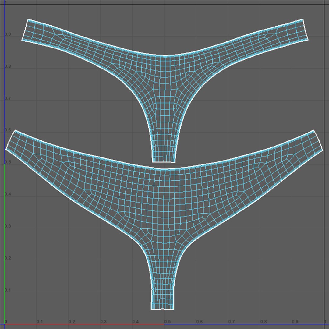 Colorful Bikini Swimsuit D Model Turbosquid