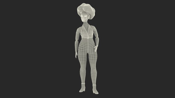 D Toy Doll Curvy Brunette Dressed Model Turbosquid