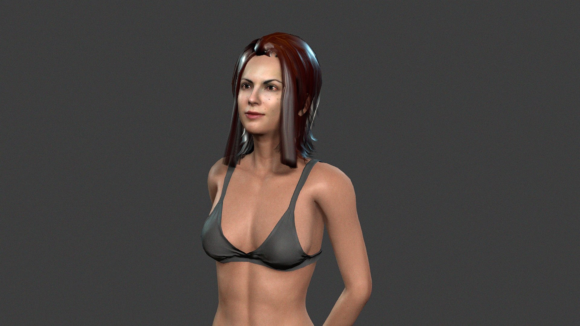 Beautiful Woman Rigged D Character D Turbosquid