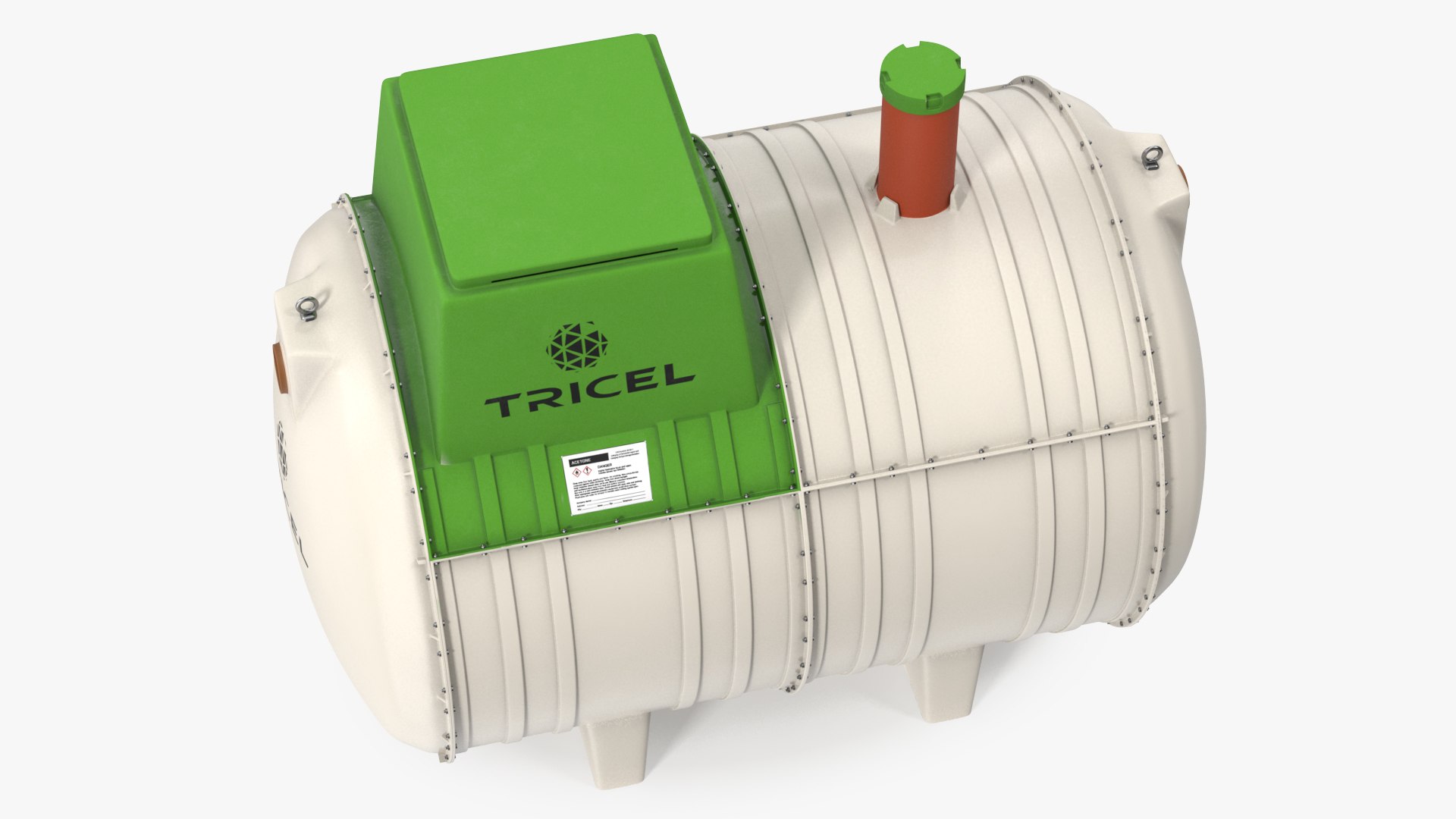 D Tricel Novo Wastewater Treatment Plant Model Turbosquid