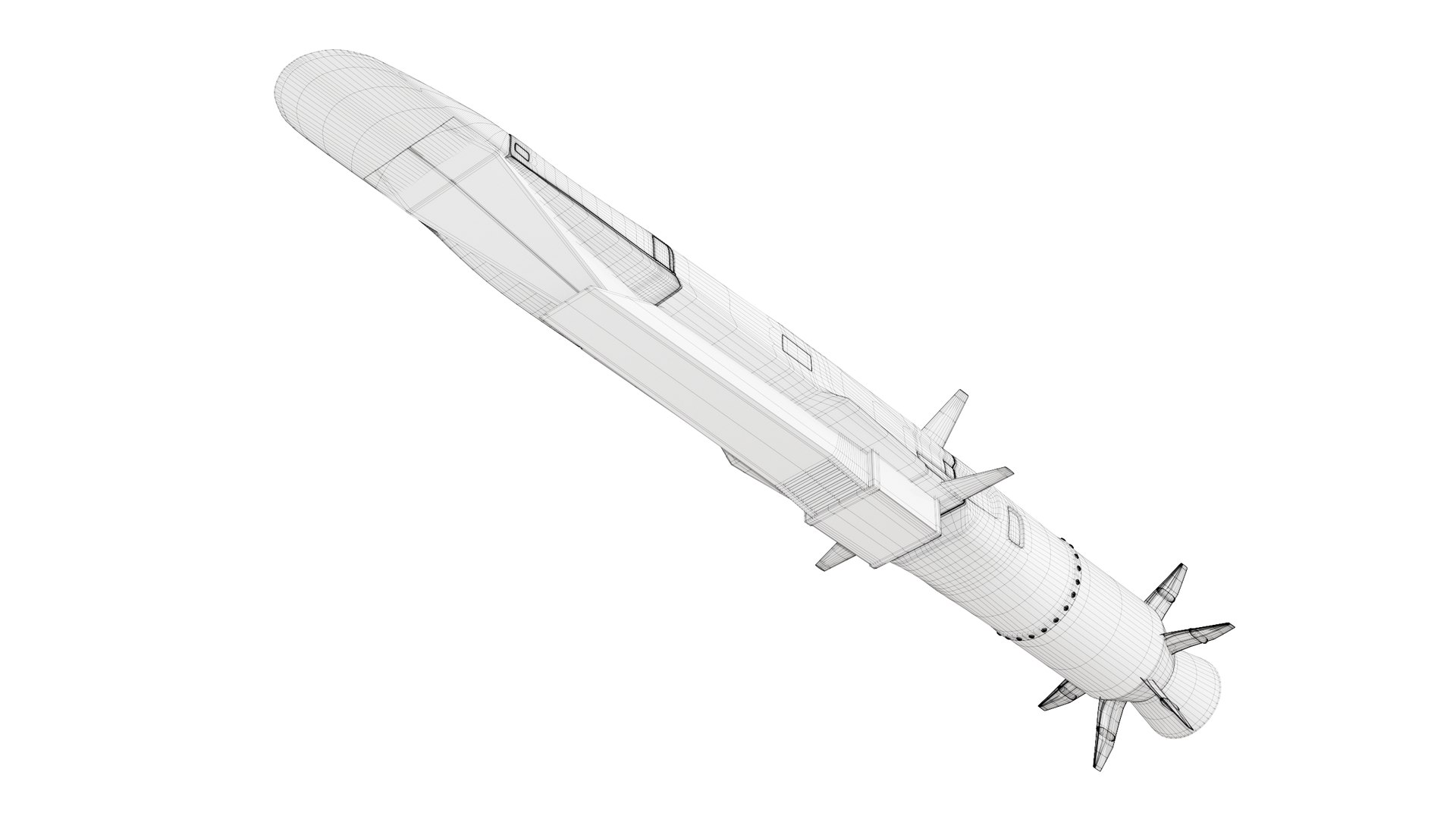 Zircon 3M22 Hypersonic Missile 3D TurboSquid 1775319