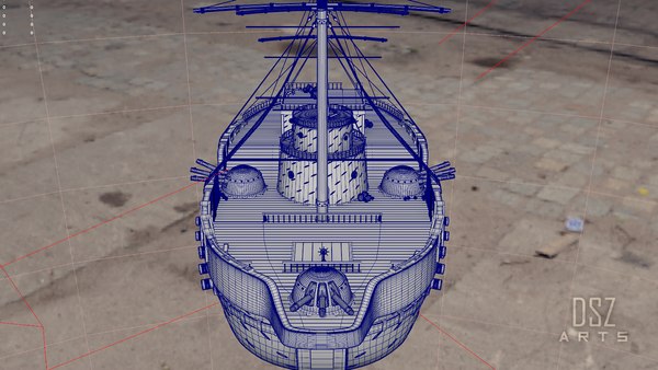 Modelo 3d Buque De Guerra Marino One Piece TurboSquid 1342148