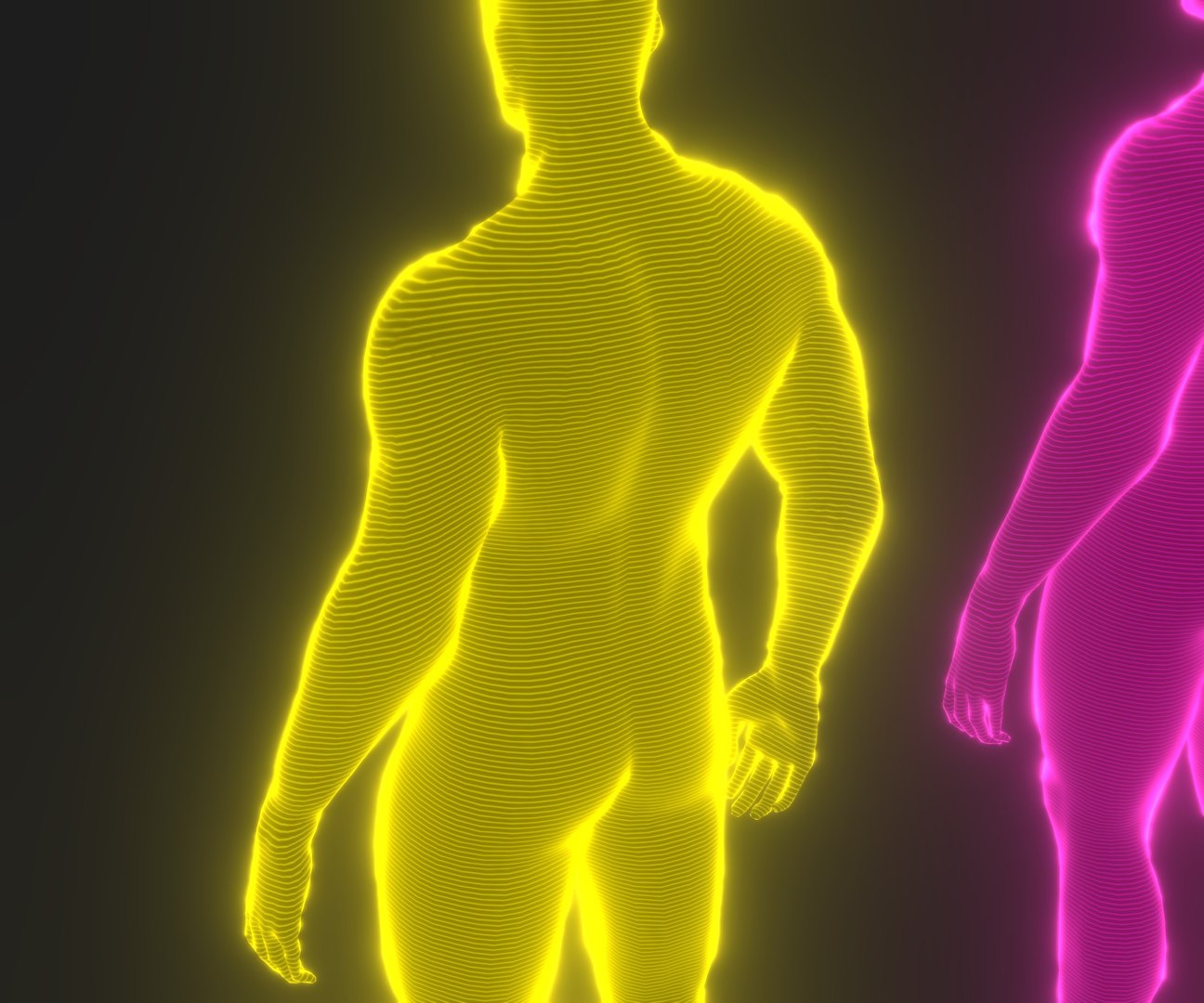 3D Animated Human Hologram Male 28 Animations TurboSquid 2096131