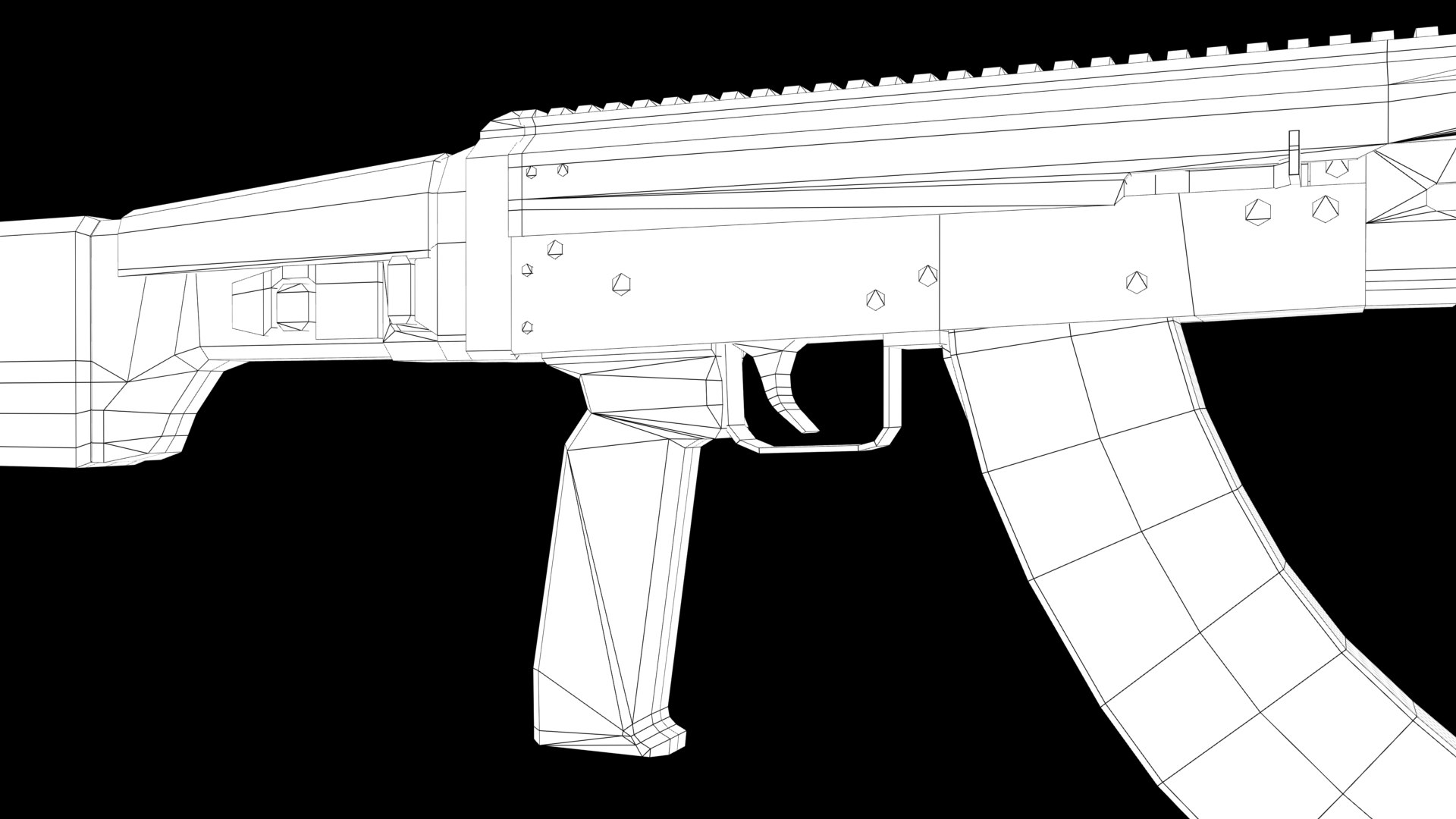 Assault Rifle Model Turbosquid