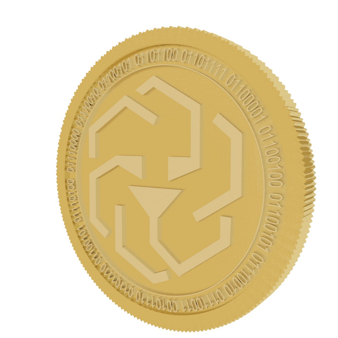 Unus Sed Leo Gold Coin Model Turbosquid