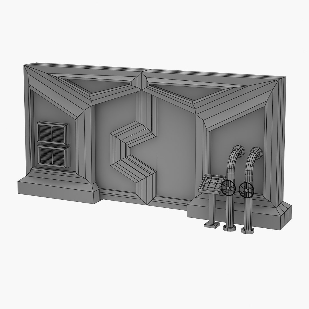 Sci Fi Door D Model Turbosquid