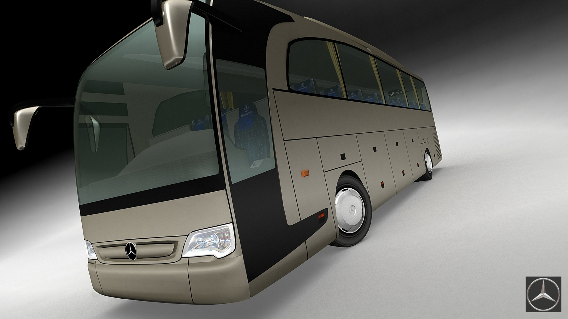 3d Model Mercedes Benz Travego