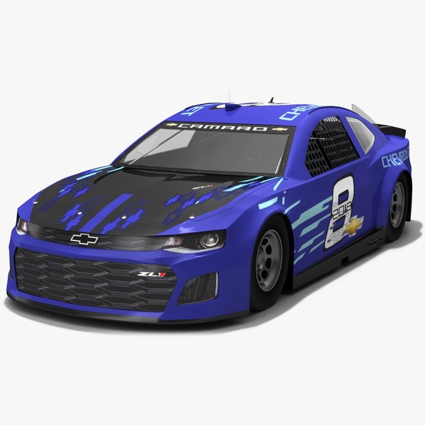 3D Nascar Chevrolet Camaro Zl1 Model TurboSquid 1292391