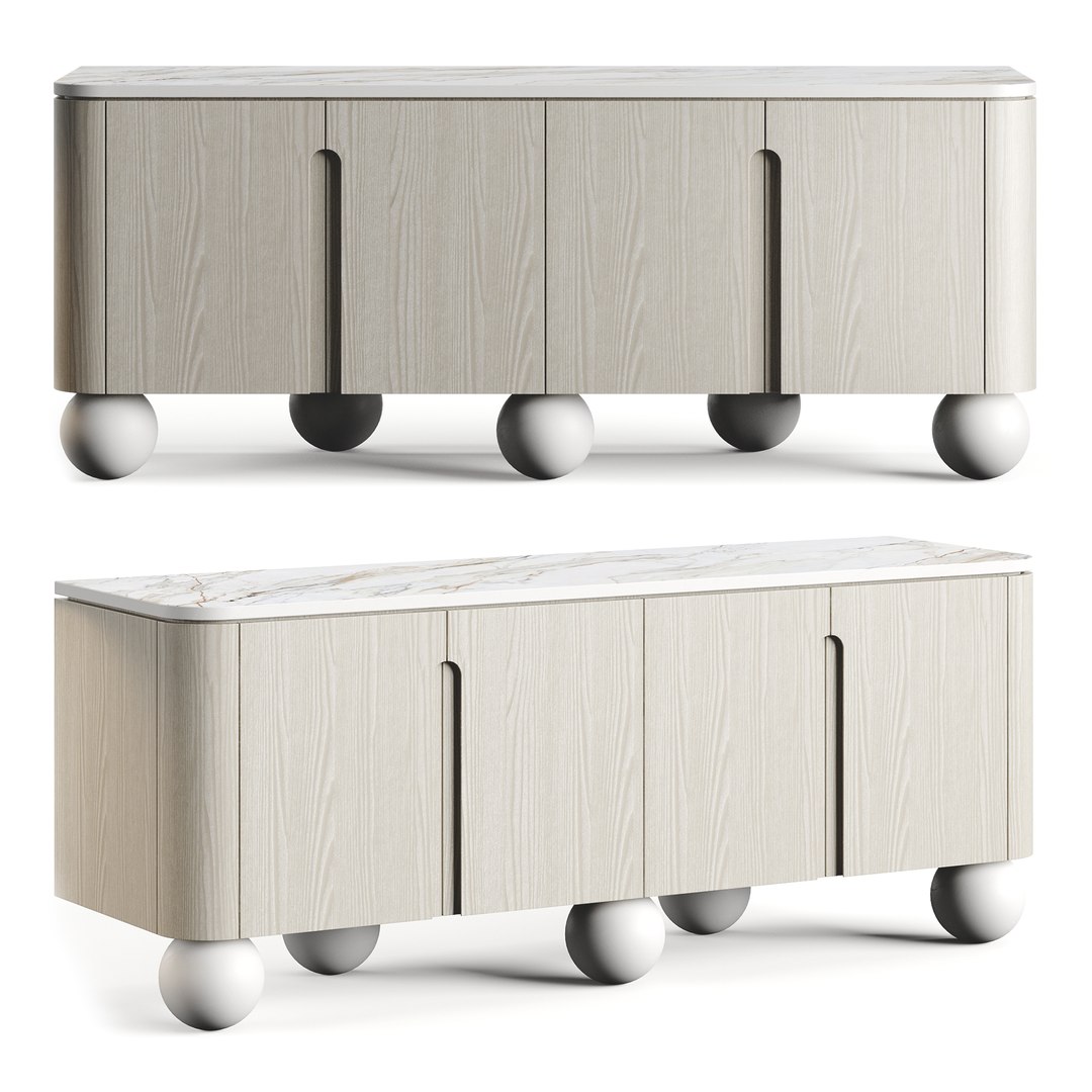 Le Berre Vevaud Olbia Sideboard D Model Turbosquid