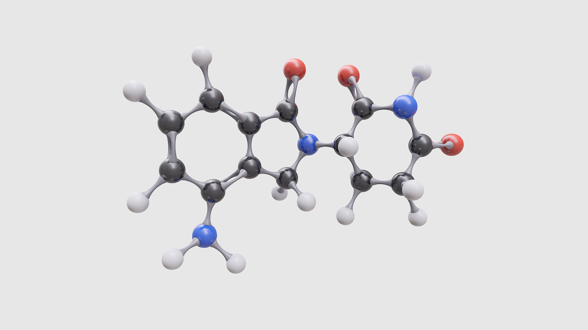 Lenalidomide Molecule With Pbr K K D Model Turbosquid