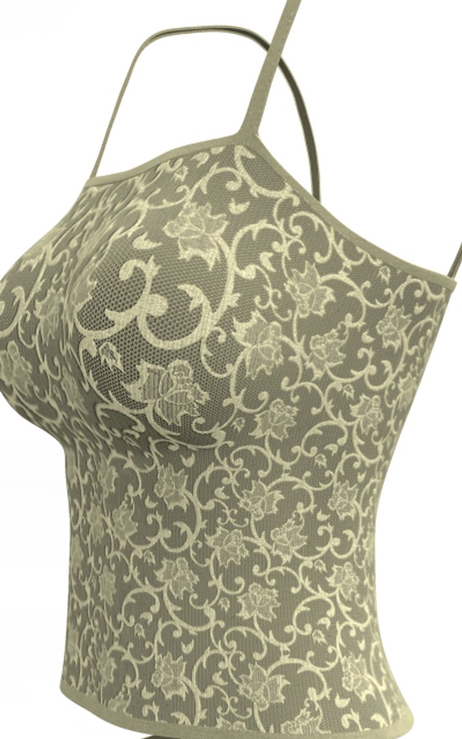 Lingerie Set Cloth Simulations Max