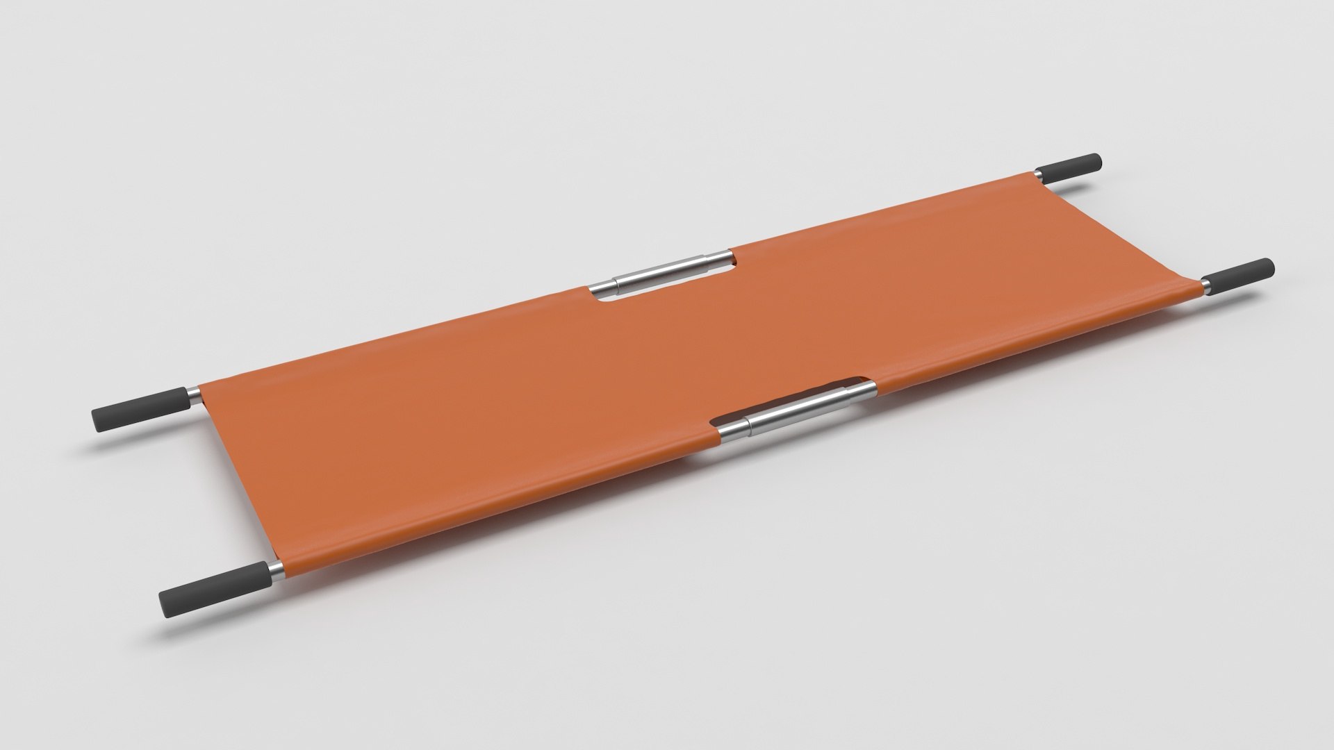 Ferno Model F Single Fold Pole Stretcher Model Turbosquid