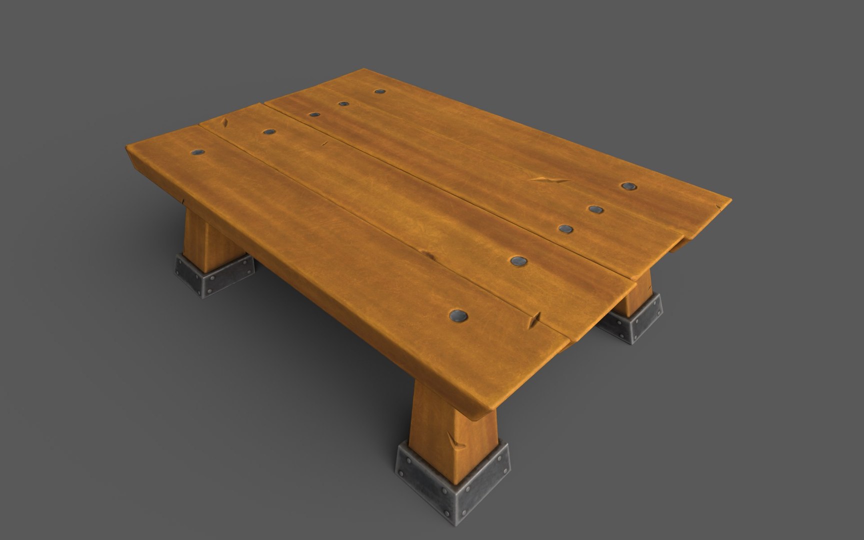 D Low Poly Tables Model Turbosquid