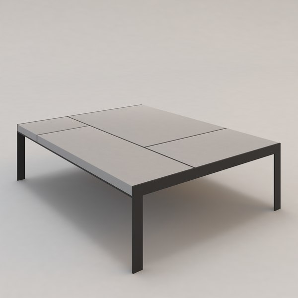 3d Contemporary Gauguin Coffee Table Model