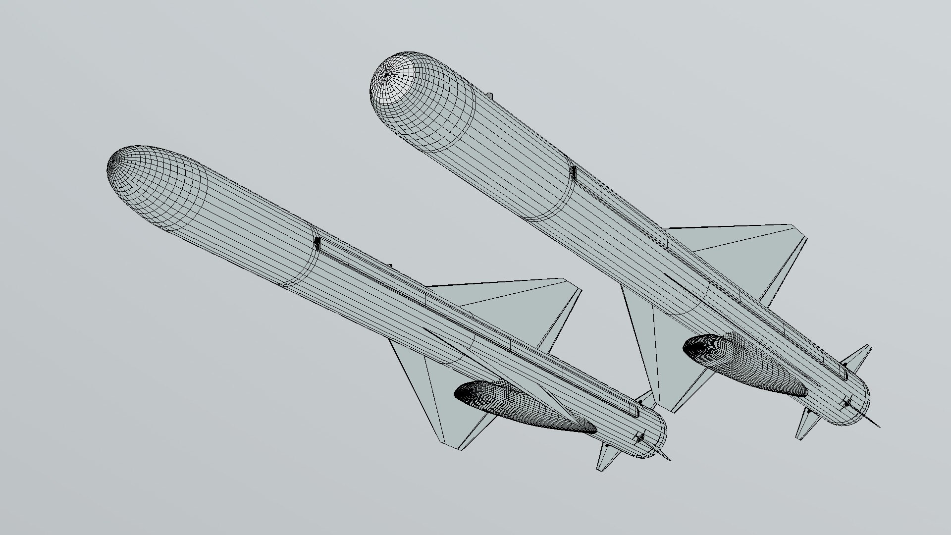 CM 802AKG C 802AK Air Launched Cruise Missiles 3D TurboSquid 1723136