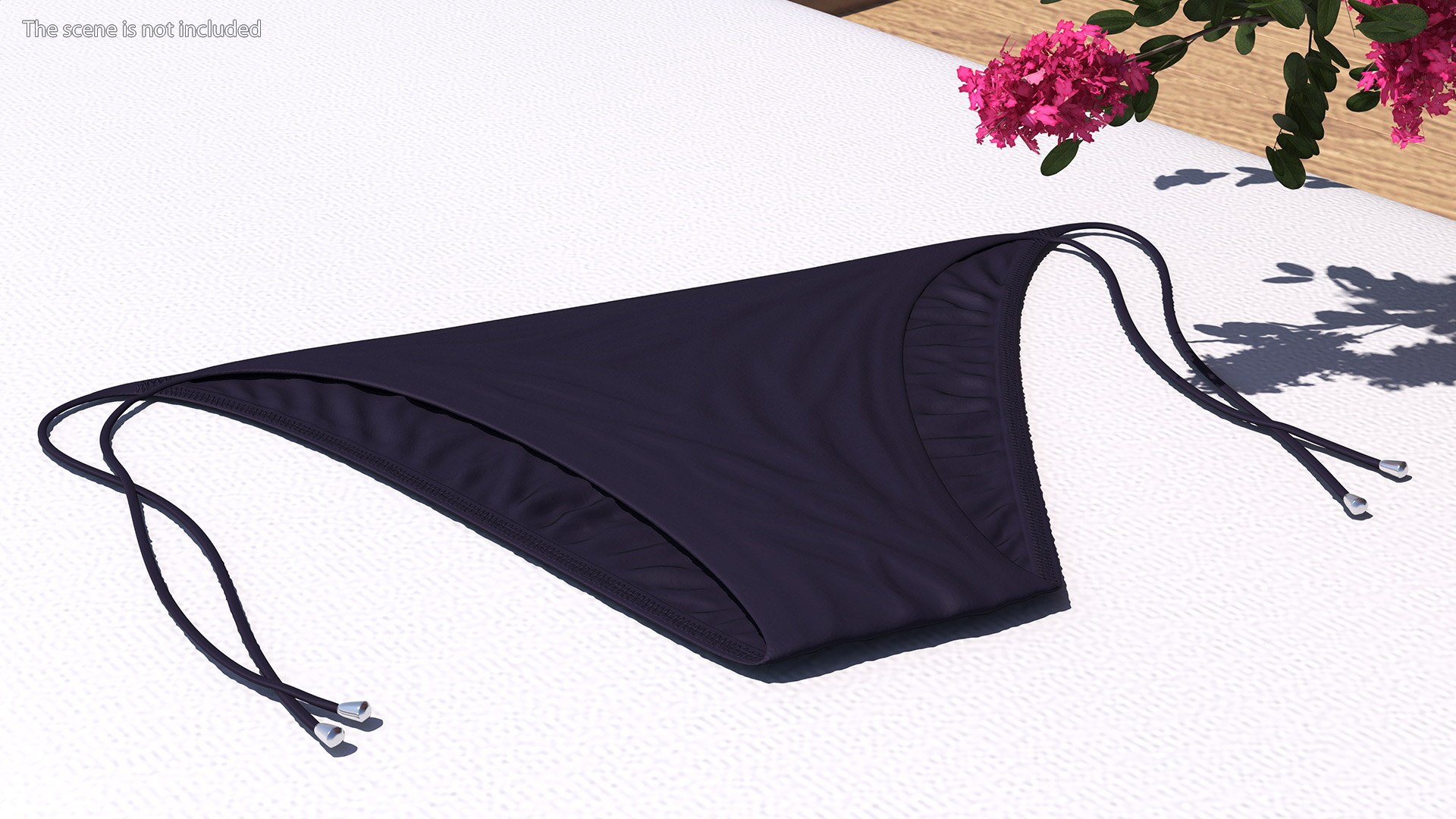 Bikini Set Two Piece 3D Model TurboSquid 2070793