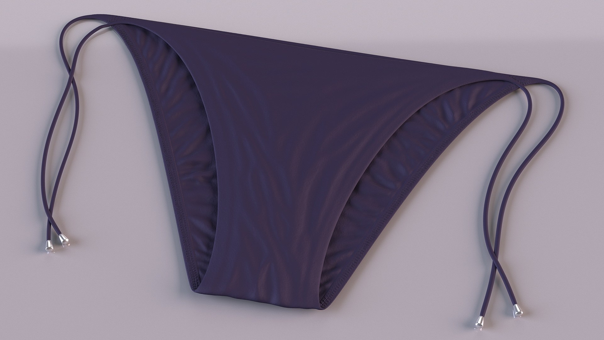 Bikini Set Two Piece D Model Turbosquid