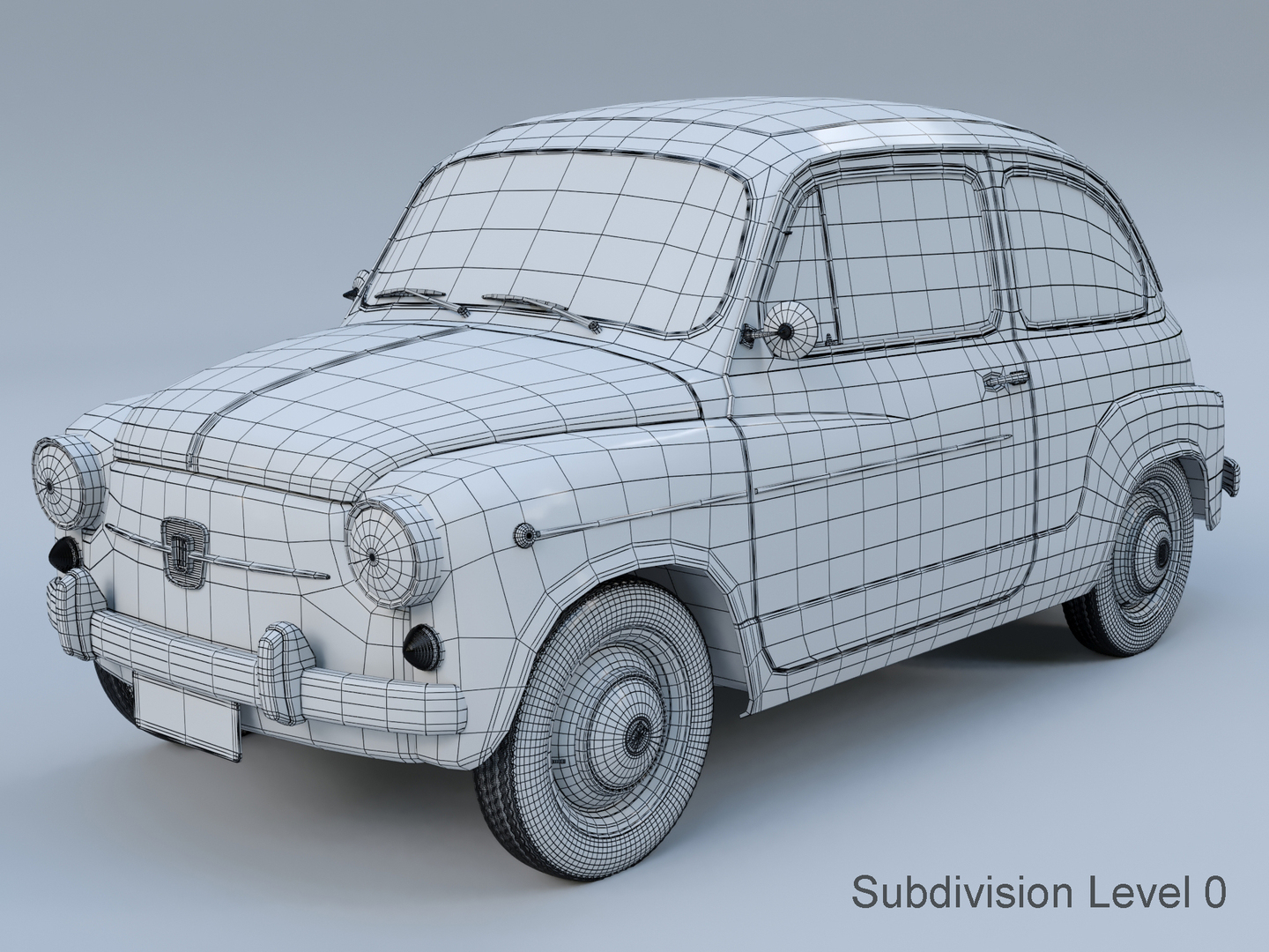 3D Model Fiat 600 TurboSquid 1681303