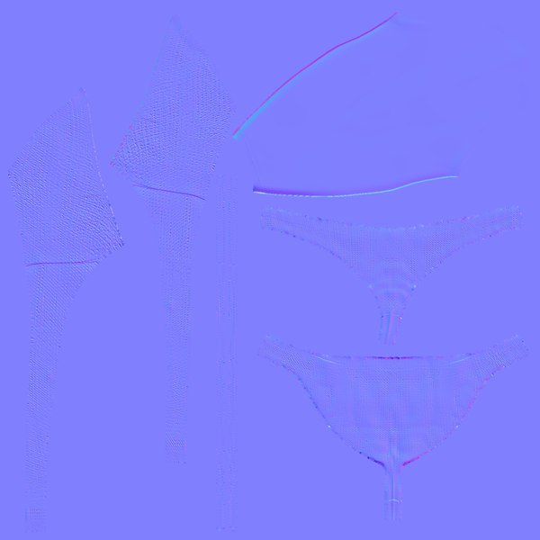 D Strings Bikini Set Model Turbosquid