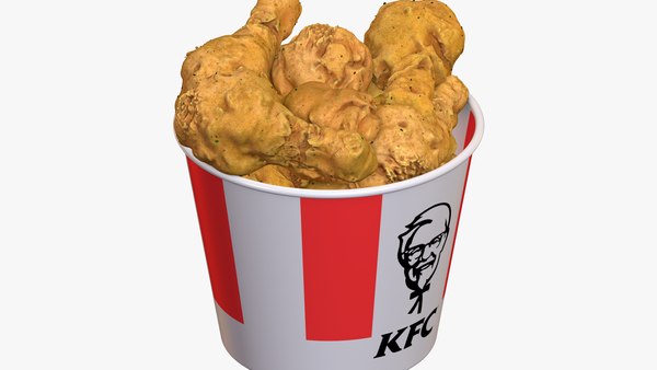 Kfc Fried Chicken Bucket K D Model Turbosquid My Xxx Hot Girl