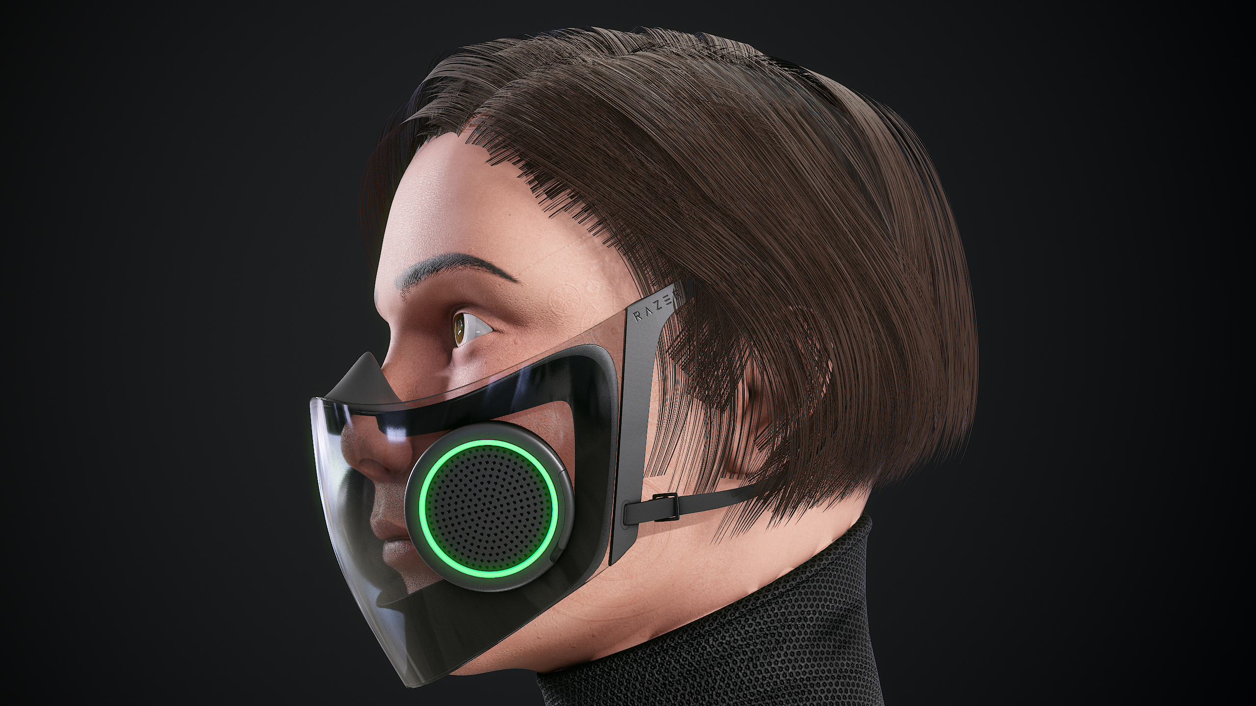 razer project hazel - the world"s smartest mask3d模型