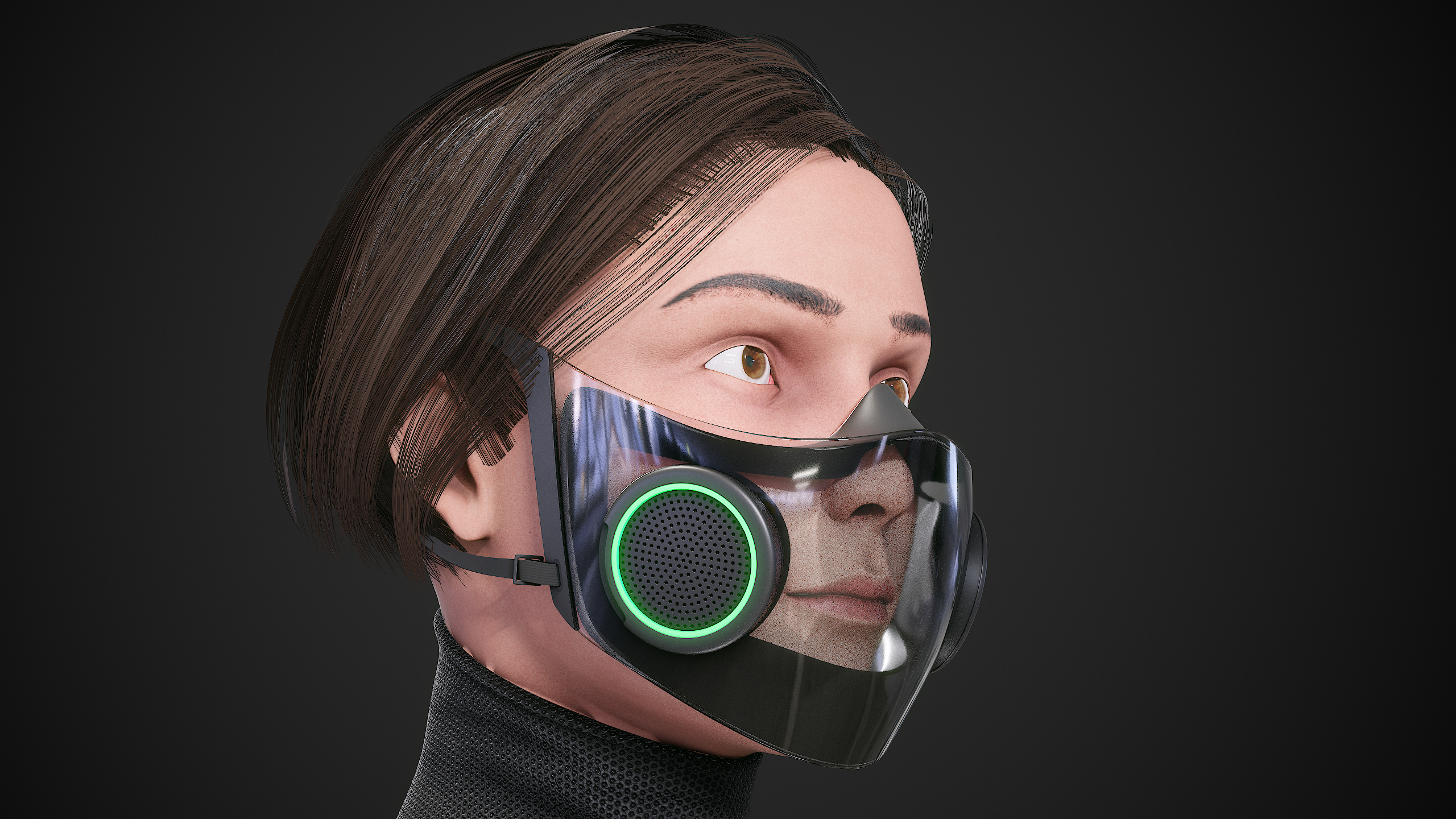 razer project hazel - the world"s smartest mask3d模型