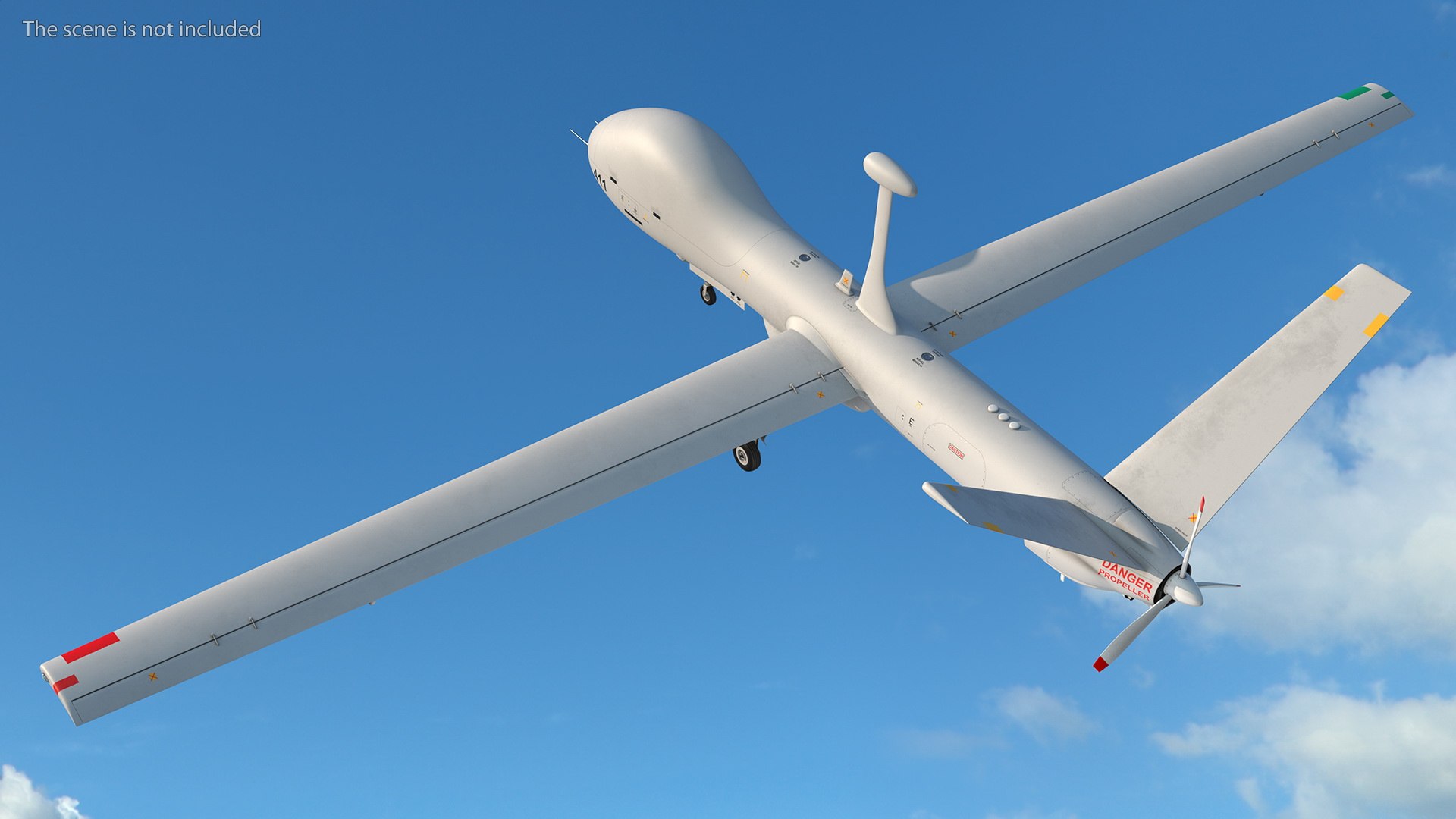 Elbit Hermes 900 UAV Model TurboSquid 1882162