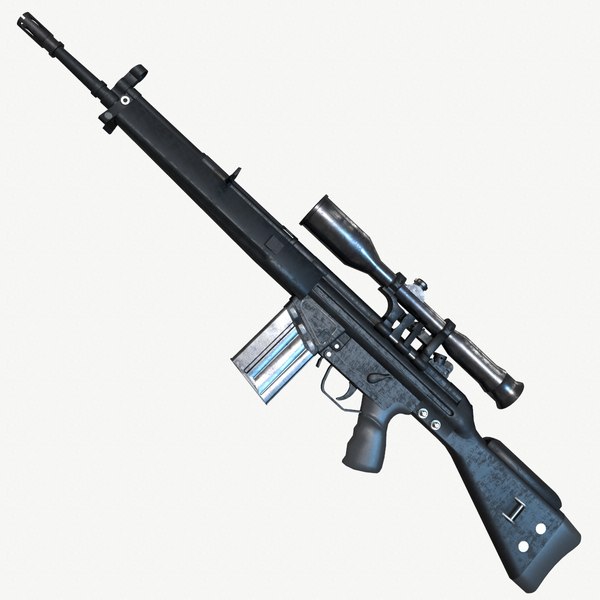 G3SG1 Sniper Rifle Model 3D TurboSquid 2051730