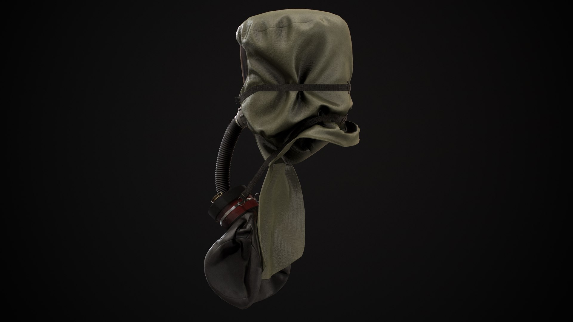 Gas Mask Scsr 3D Model TurboSquid 1505780