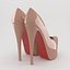 Christian Louboutin Daffodile Nude 3d Max