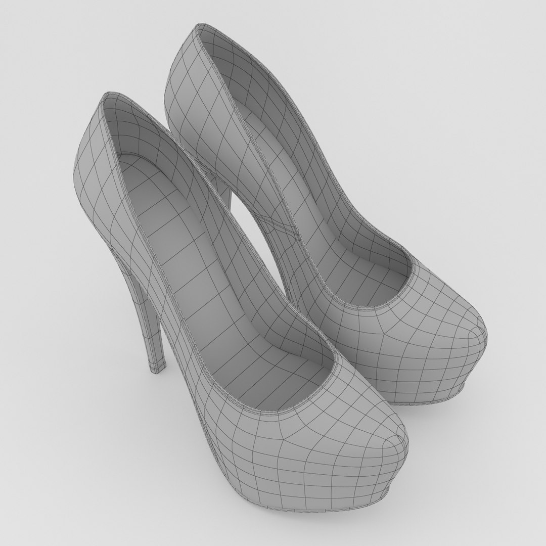 Christian Louboutin Daffodile Nude 3d Max