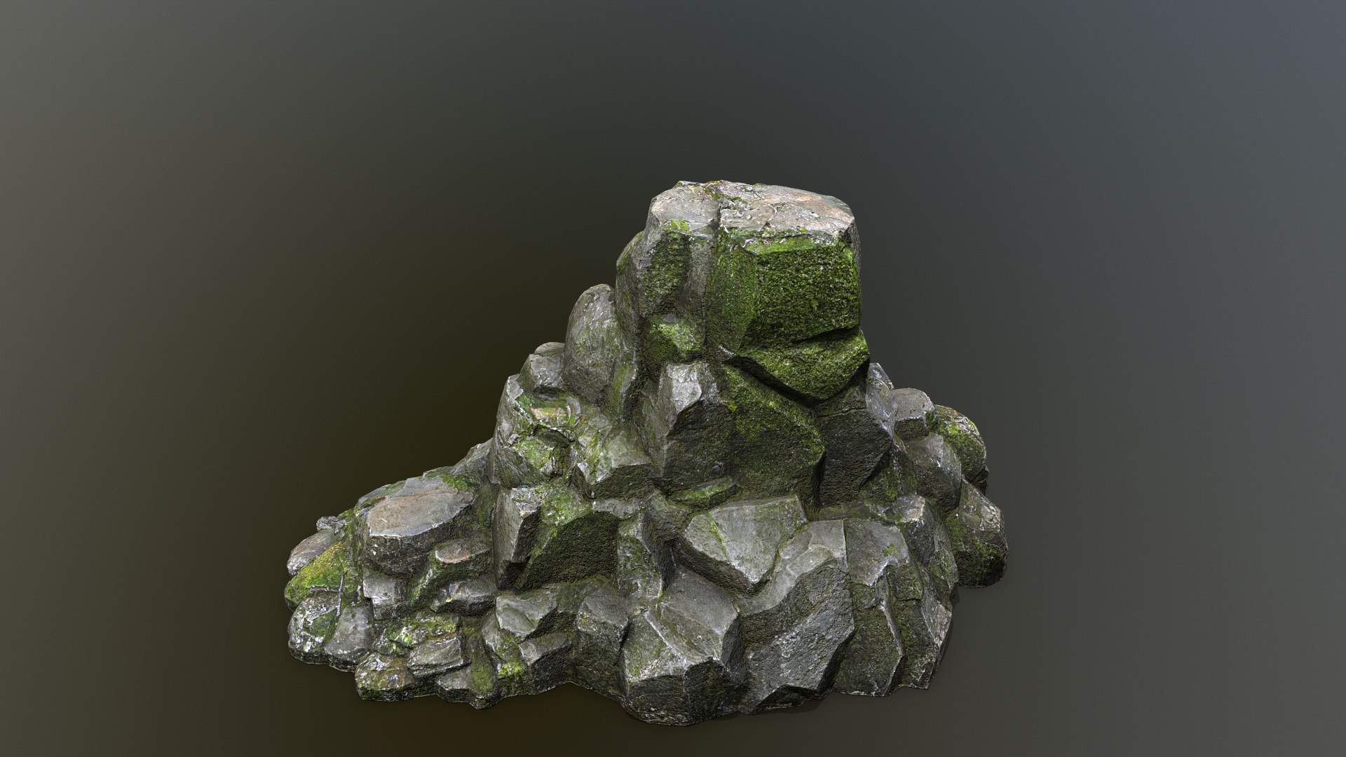 Cliff Rocks 3D Model TurboSquid 2360241