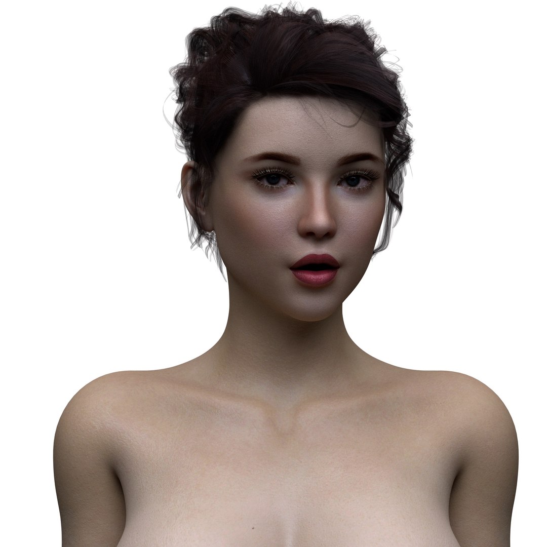 Sexy Woman Nude Realistic Detailed Paulina 3D TurboSquid 2135744