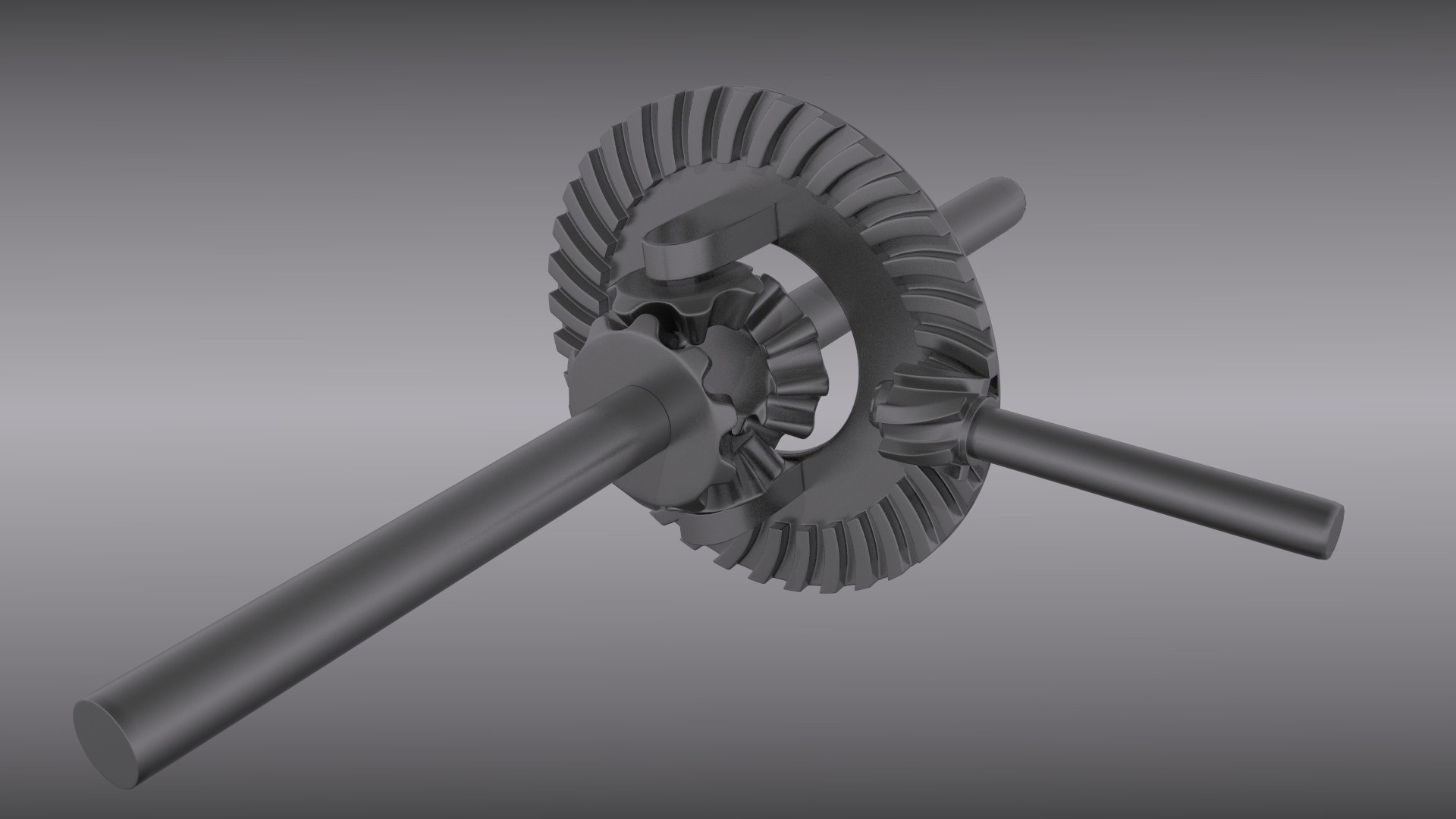 D Model Of Differential Parts