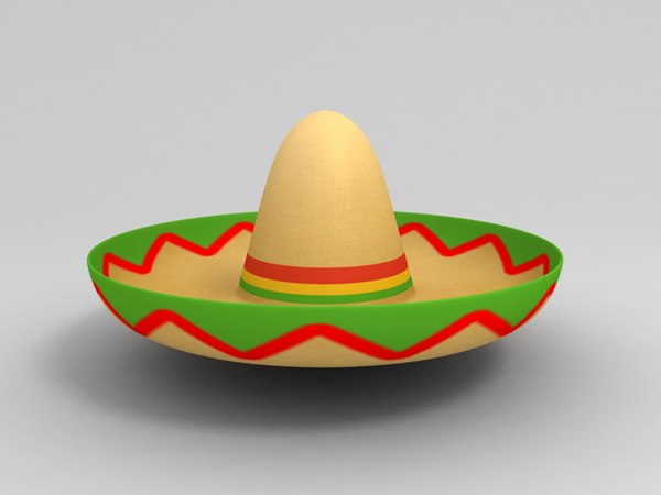 Modelo D Sombrero Mexicano Turbosquid