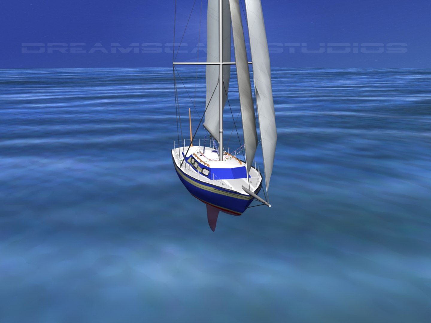 Cutter Rigged Sailing Sailboats D Model Turbosquid