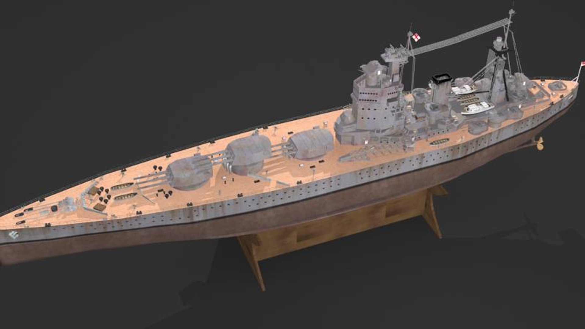 Hms Nelson Class Rodney D Turbosquid