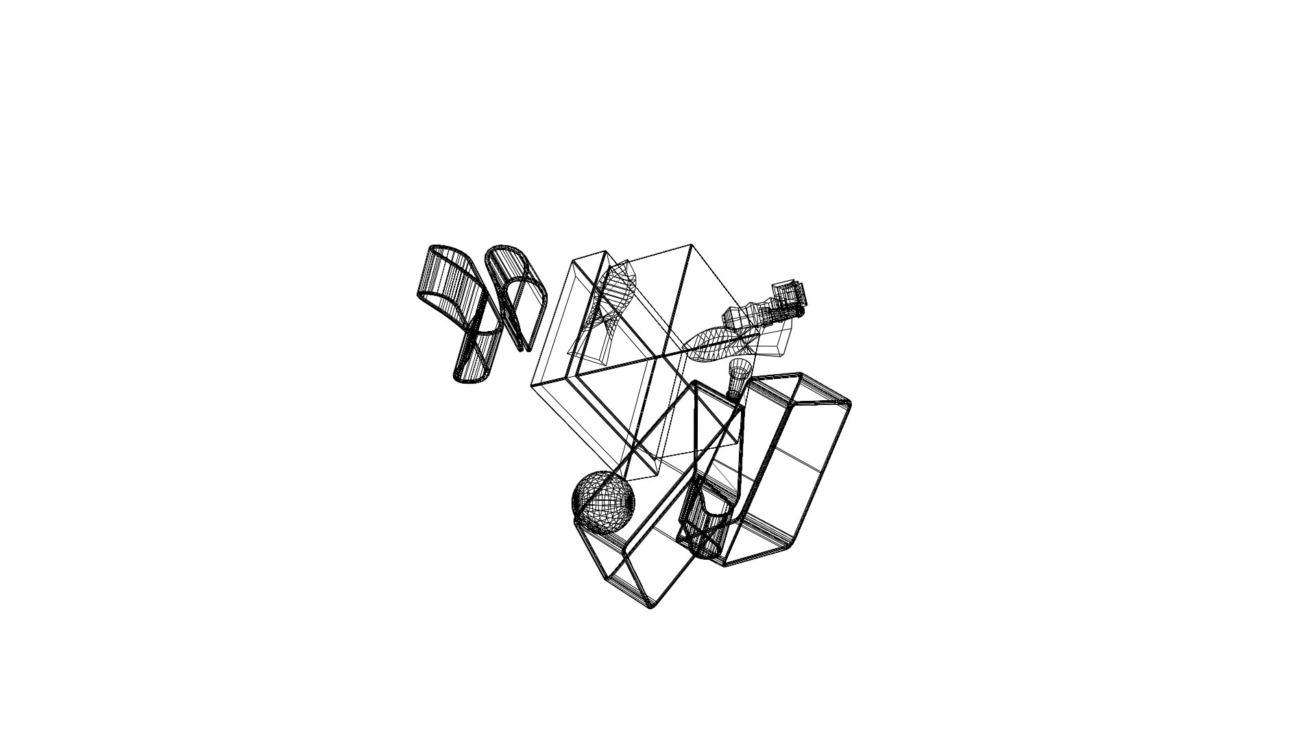 D Model Geometry Nodes Object Transformation Turbosquid