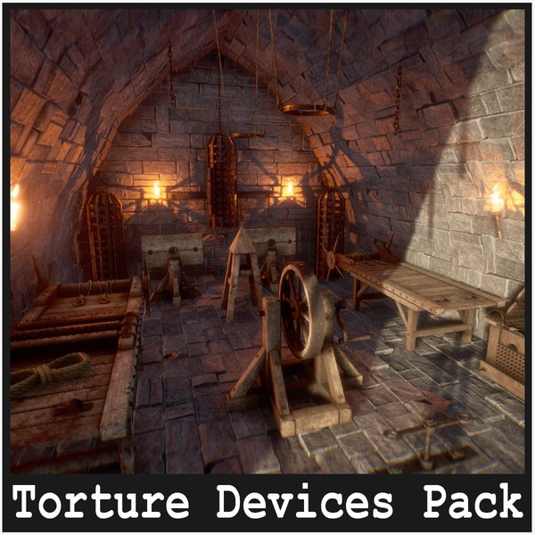 Torture Device 15 Dungeon Props 3D Model TurboSquid 1983815