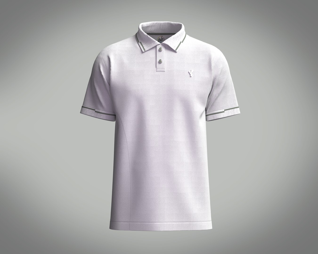 Mens Polo Shirt White D Turbosquid