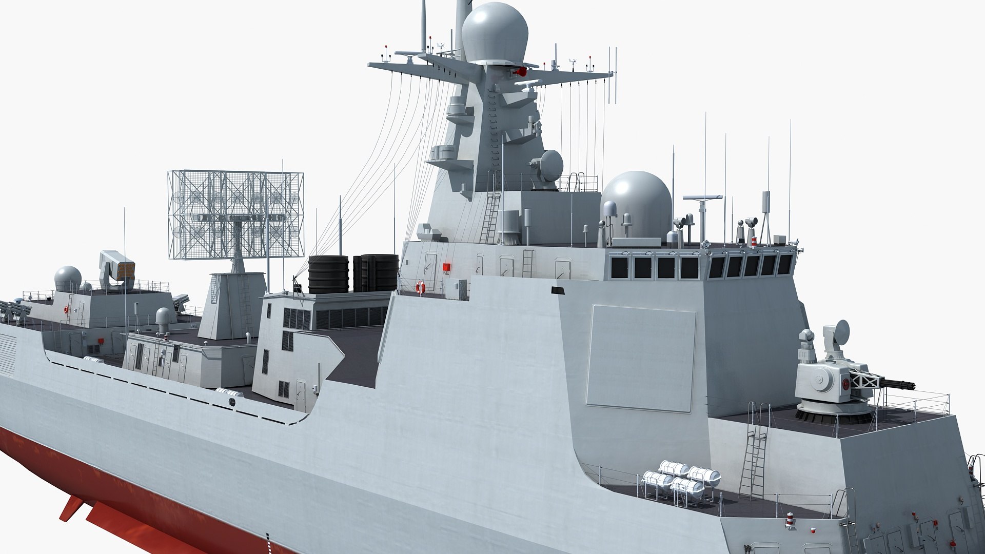 D Model Chinese Navy Dl Class Destroyer With Z Turbosquid