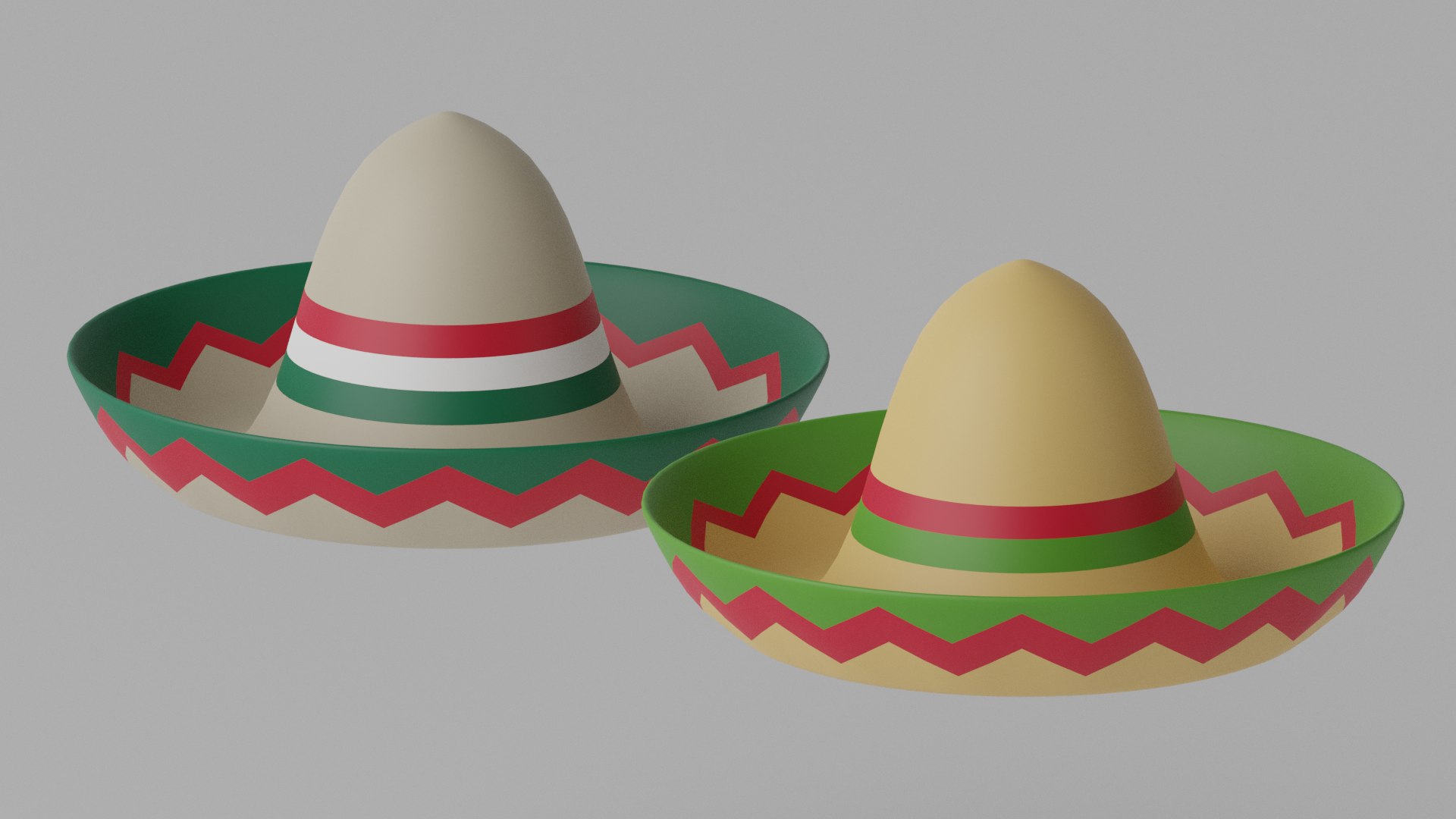 Mexican Hat Sombrero Model Turbosquid