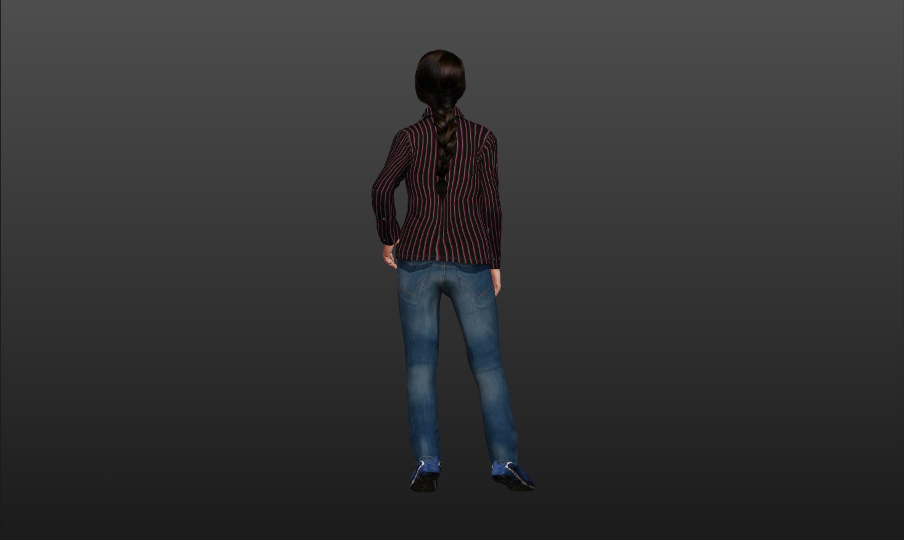 Francy Character Nude D Model TurboSquid