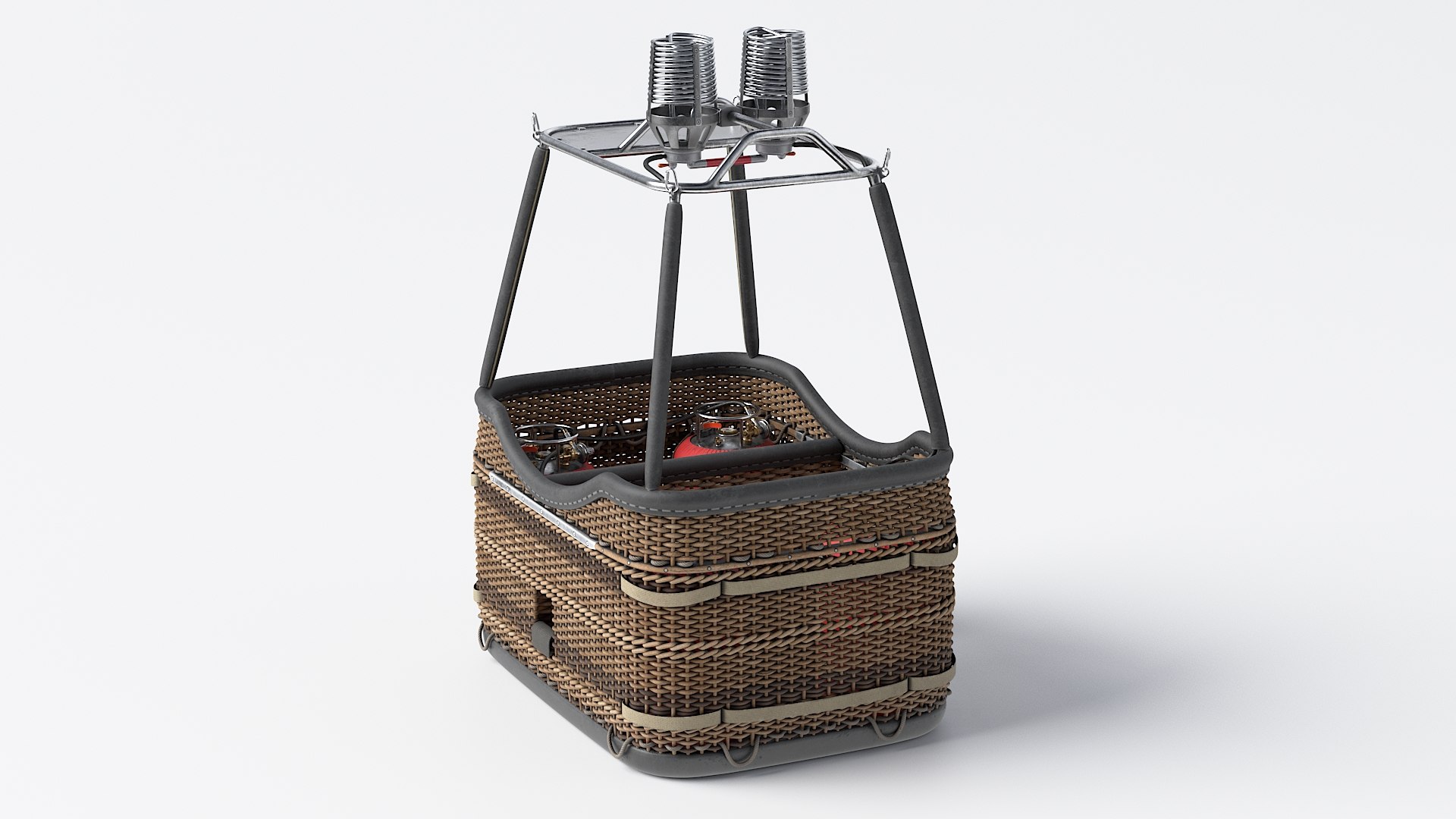 Hot Air Balloon Gondola D Model Turbosquid