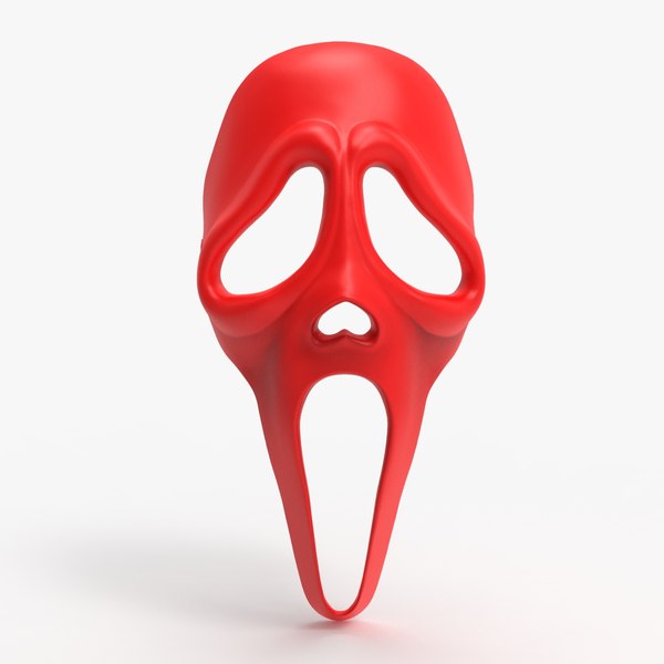 Modelo 3d Ghostface Scream Mask DBD 3D Print Model TurboSquid 2085324