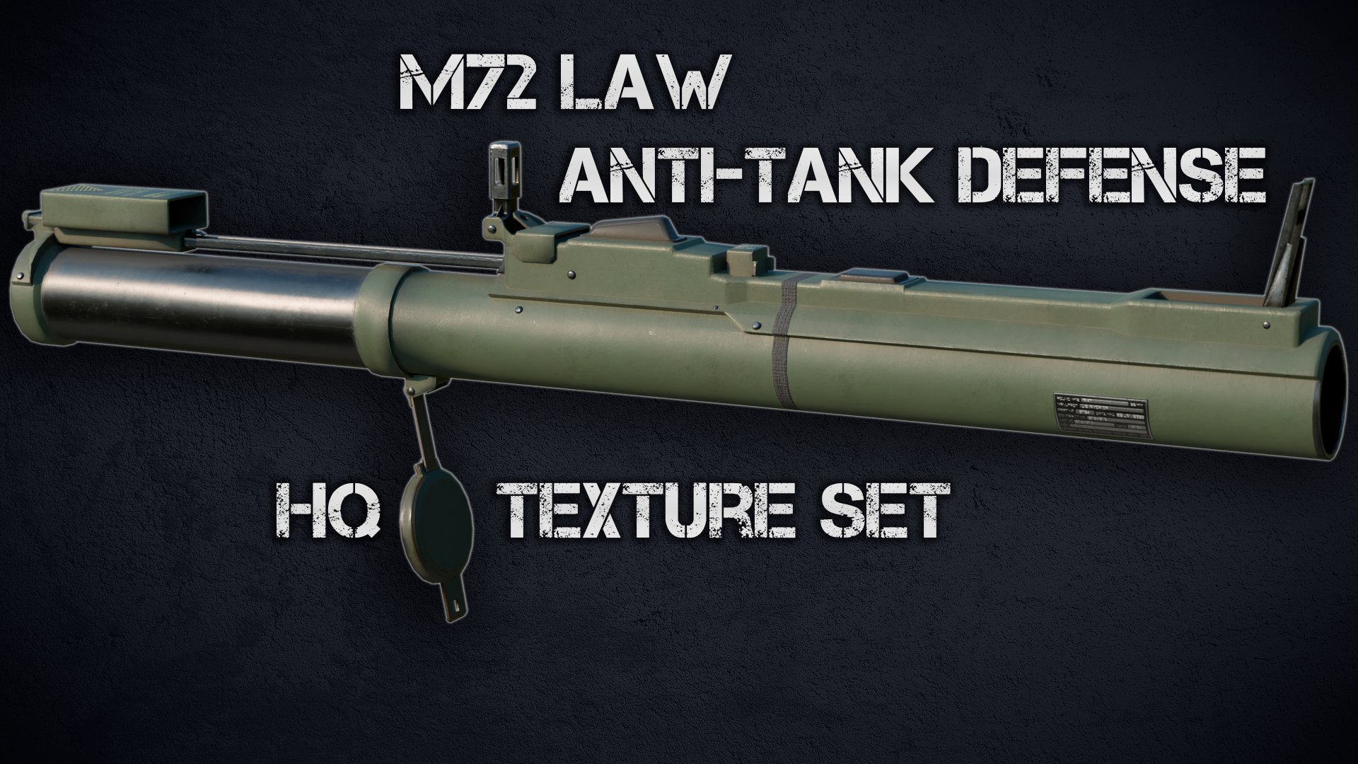 D M Law Anti Tank Weapon Turbosquid