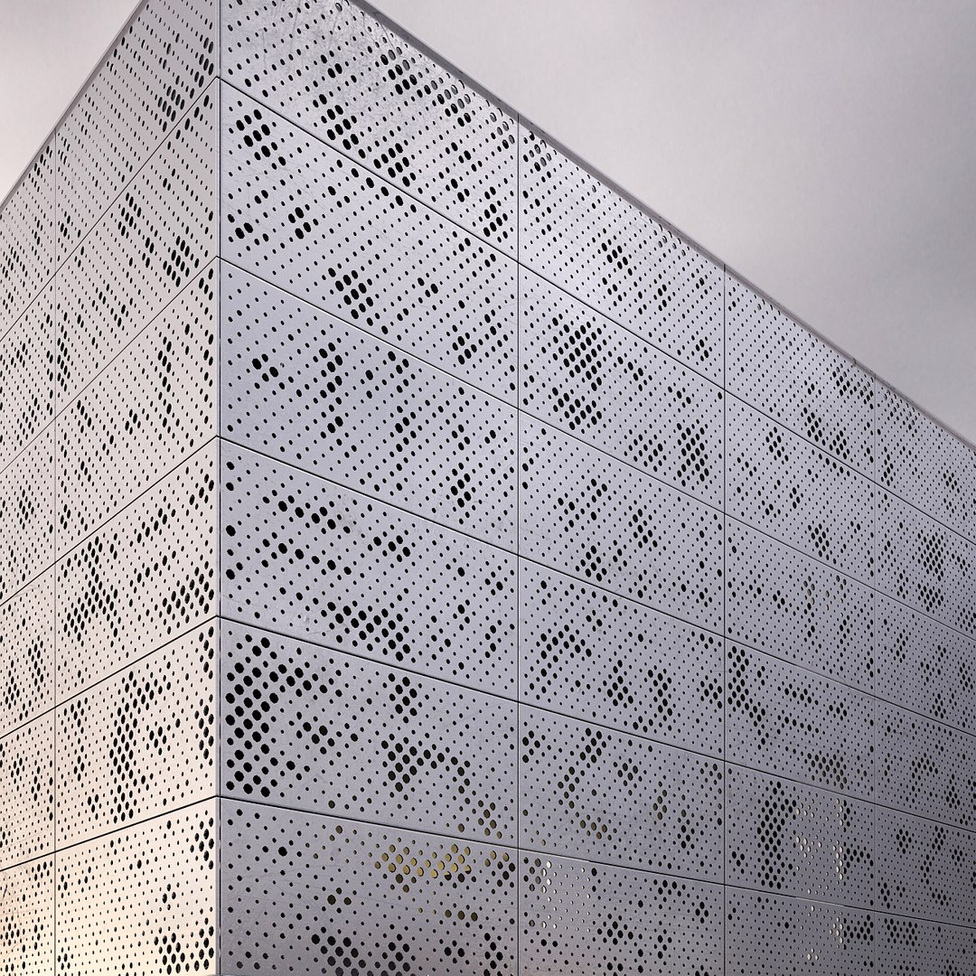 Architectural Perforated Metal 3D TurboSquid 1275807